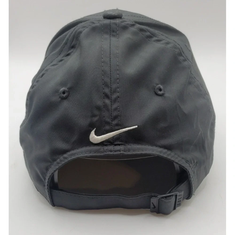Nike Dri-Fit Legacy91 Swoosh‎ Logo Black Snapback Hat Adjustable